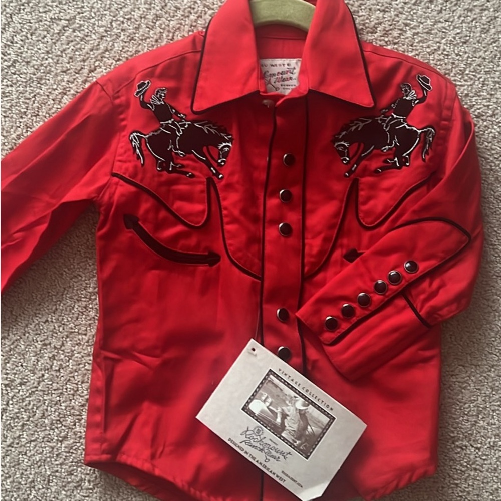 Rockmount ranch wear boys xs shirt